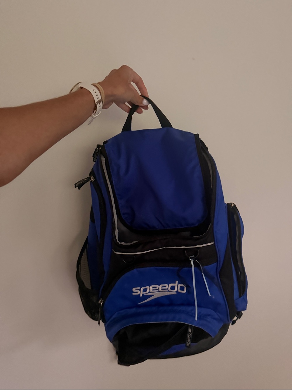 Speedo Blue and Black Men's Backpack
